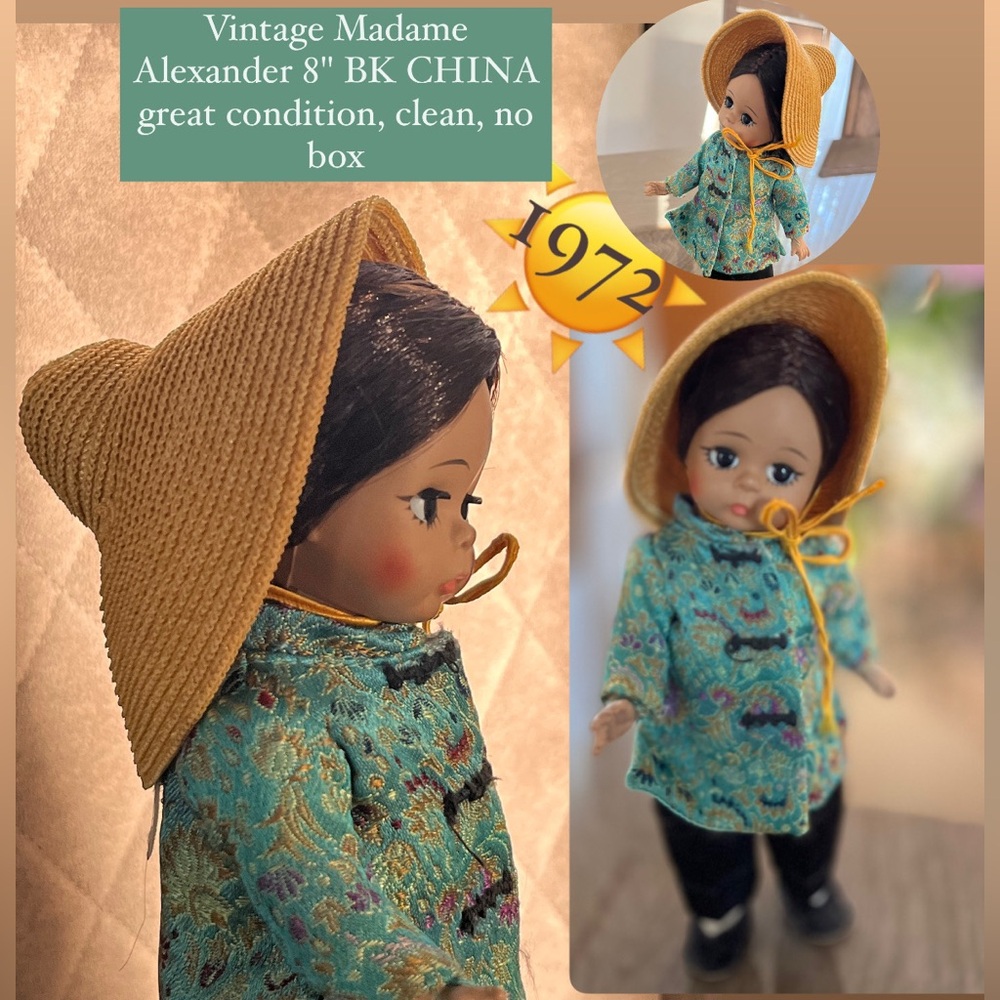 1972 Madame Alexander 8" Doll CHINA